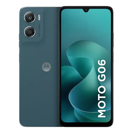 Smartphone Motorola Moto G06 - 128gb 12gb (4gb Ram + 8gb Ram Boost) E Camera 50mp Com Ai Bateria De 5200 Mah Tela 6.9 - Azul Marinho