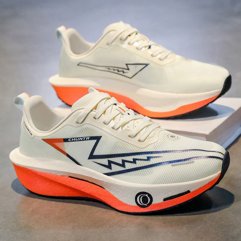 Nova Placa De Carbono Profissional Tênis De Corrida Sapatos De Moda Para Homens E Mulheres 33-44