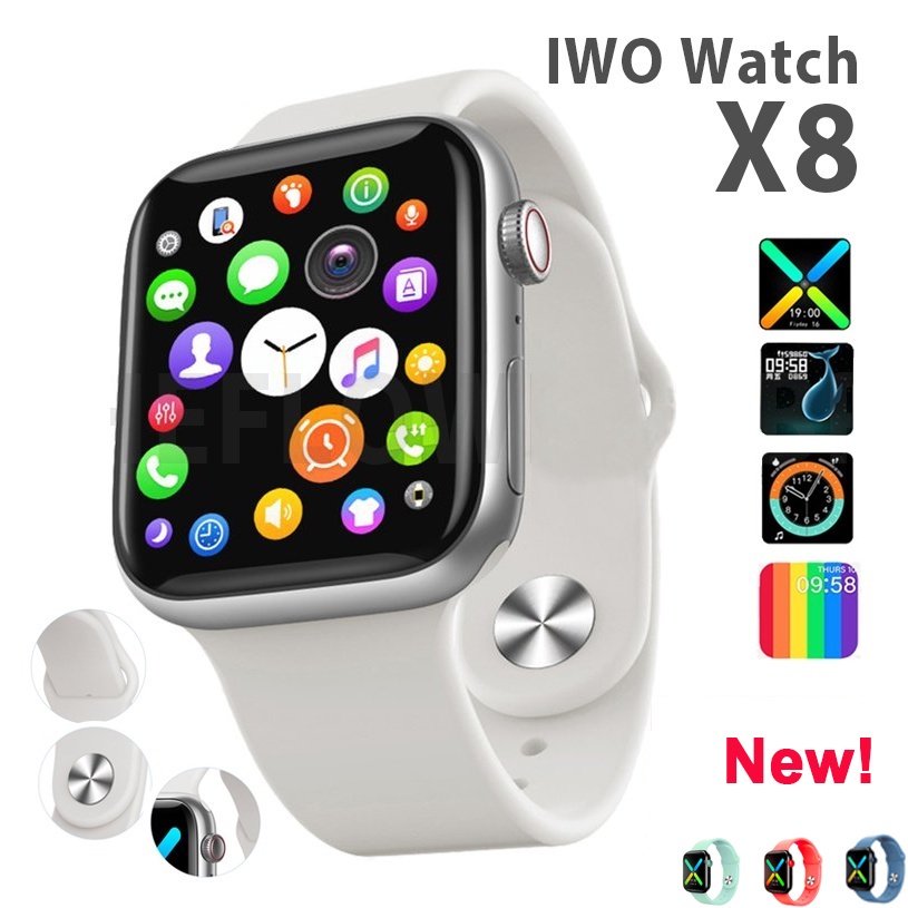2022 IWO 13 Series X8 Smartwatch Bluetooth Chamada Monitor De Frequência Cardíaca Relógio Inteligente