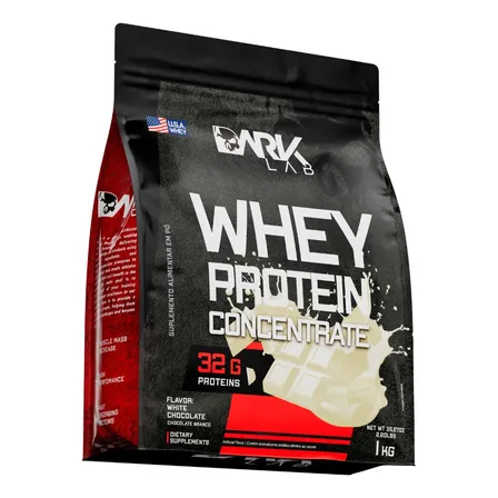 Whey Protein Concentrado 1kg Chocolate Branco Dark Lab