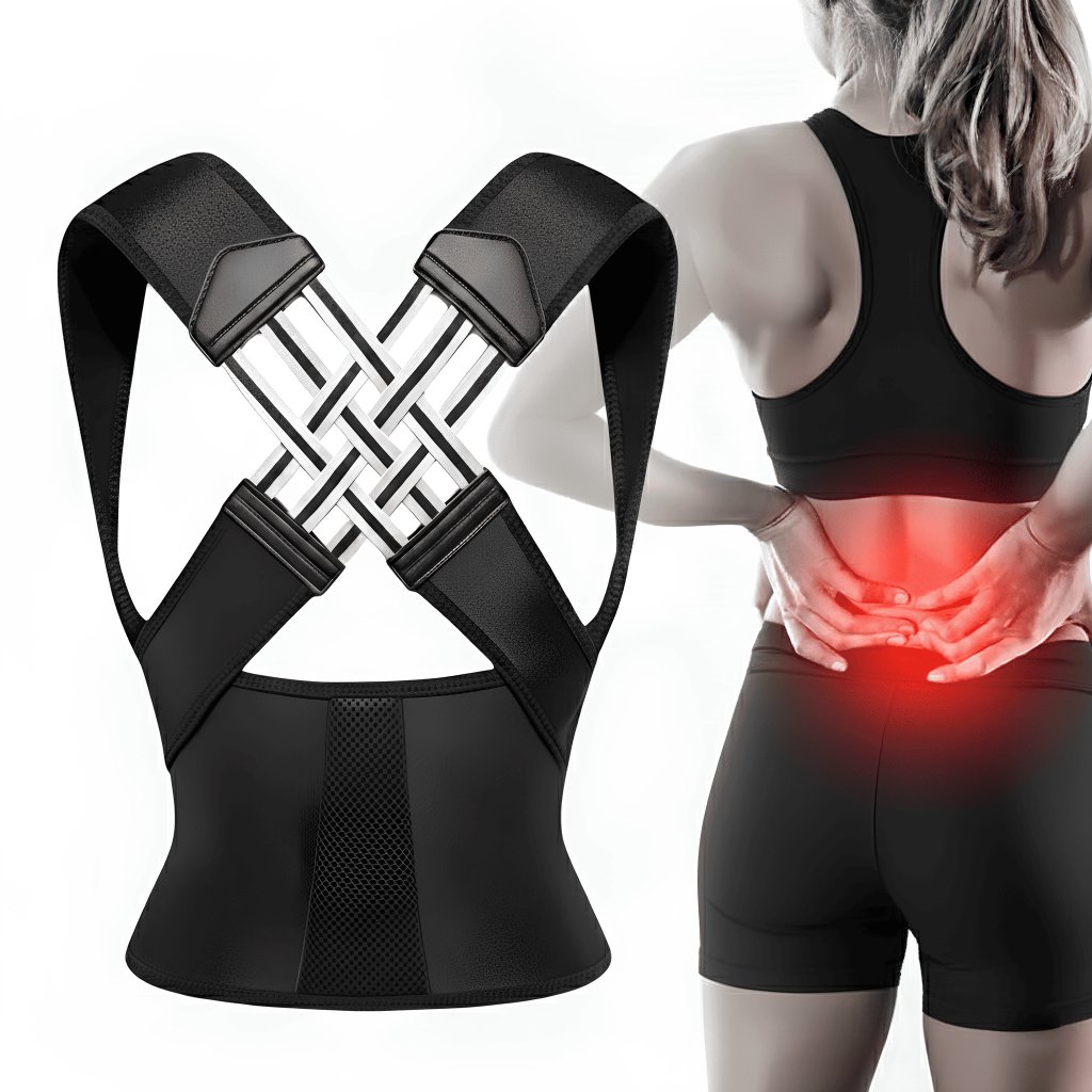 Colete Corretor de Postura Feminino - Cinta Unissex para Alivio de Dores e Melhora da Postura ENVIO IMEDIATO!
