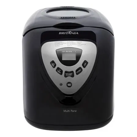 Panificadora Multipane 12p Com Função Timer E Antiaderente Potência De 550w Cor Preto Britânia 220v