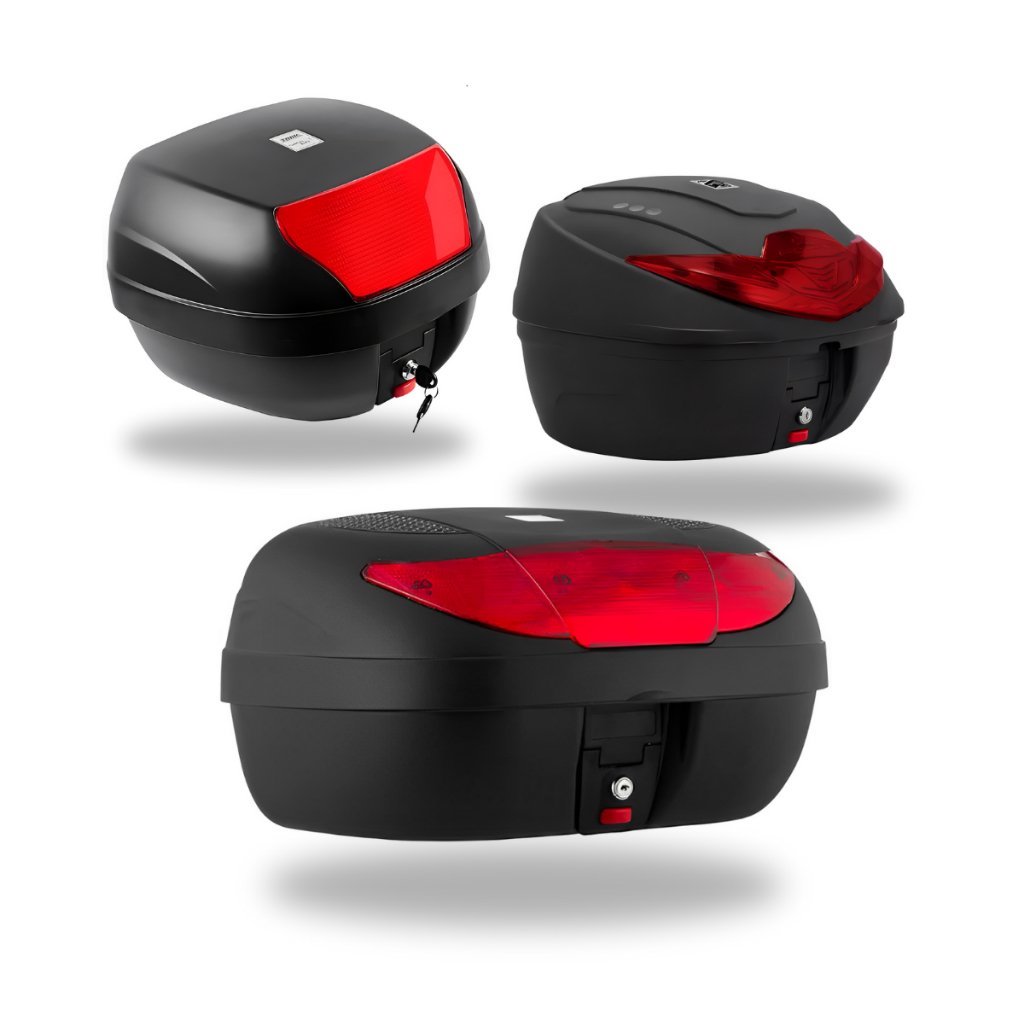 Bau para moto organizador bauleto universal baú Pro Tork 28 35 45 Litros