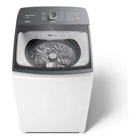 Máquina De Lavar Brastemp 14kg Branca Smart Sensor- Bwj14ab 127v Branco